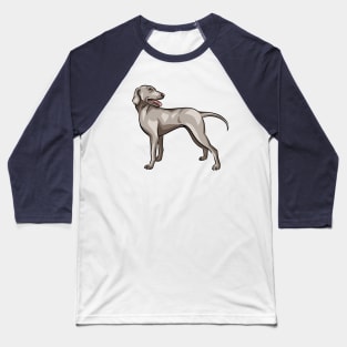 Cute Weimaraner Dog Baseball T-Shirt